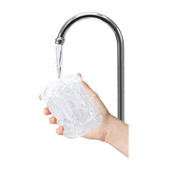 Rinse with water