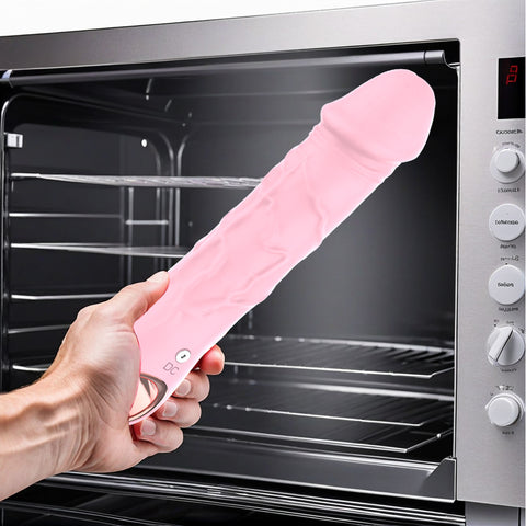The heat of the oven can cause sex toys to melt or even explode