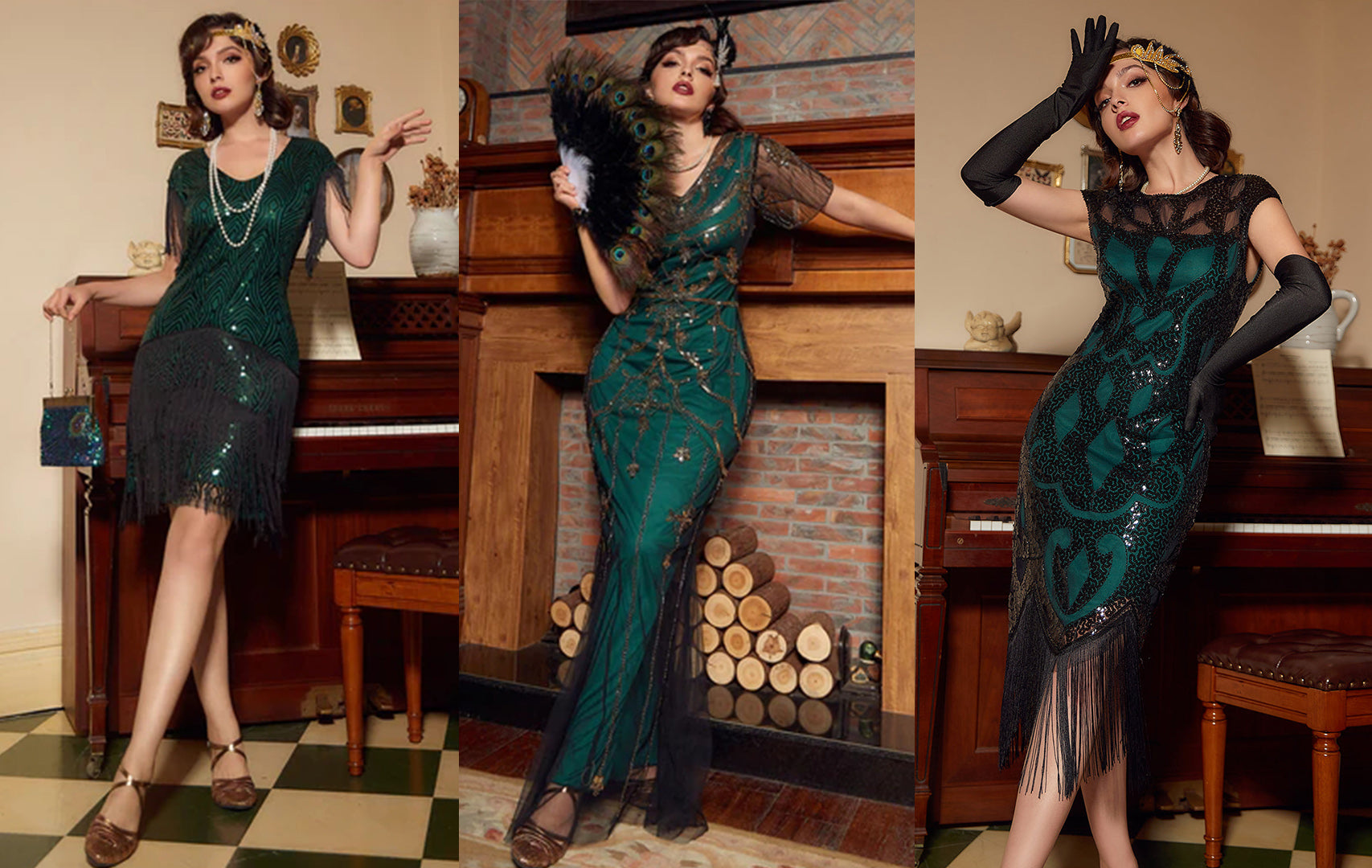 evening dresses in the 1920s