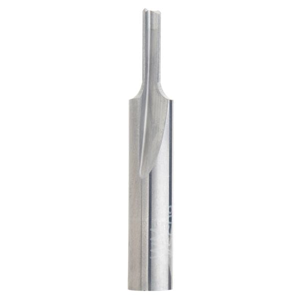 Solid Carbide Double Flute Straight Cut Router Bit - 1/4