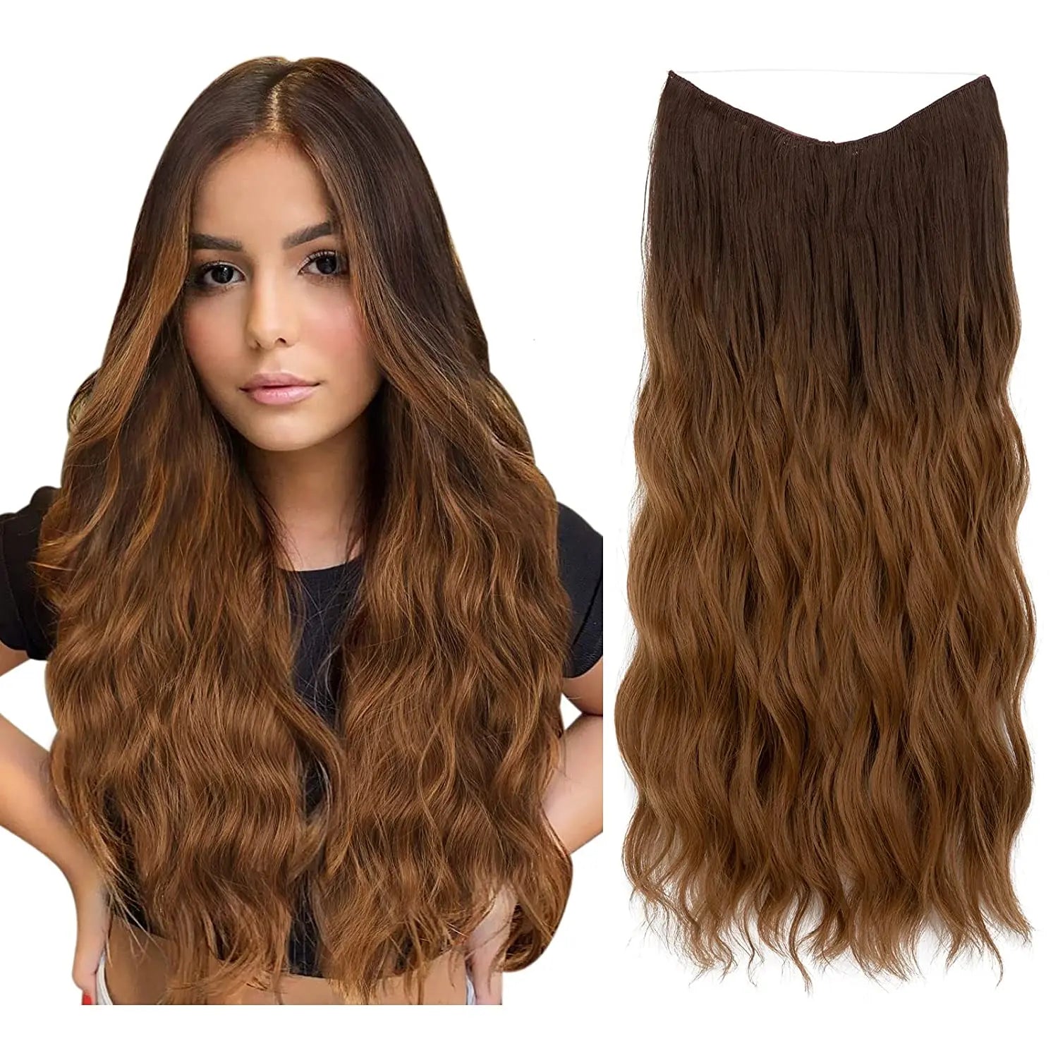 Premium Secret Hair Invisible Halo Hair Extensions