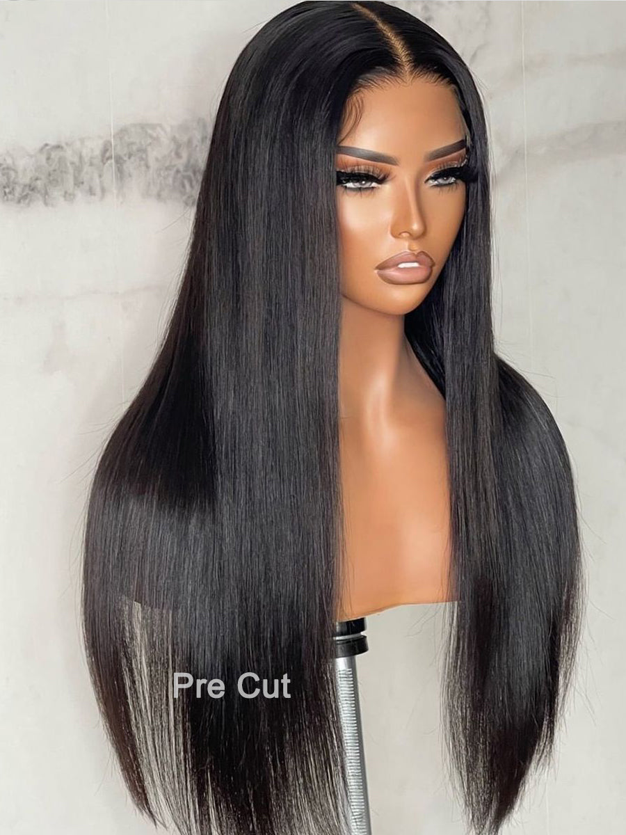 Pre Cut Super Thin HD Lace Wear and Go Straight Wig Beginner Friendly