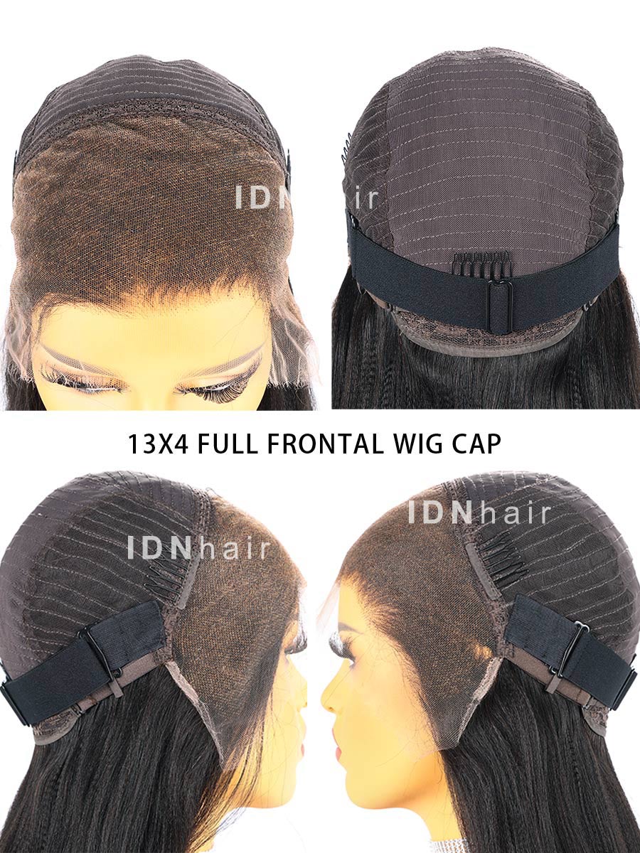 IDNhair New Curly Wig Glueless 13X6 HD Lace Wig