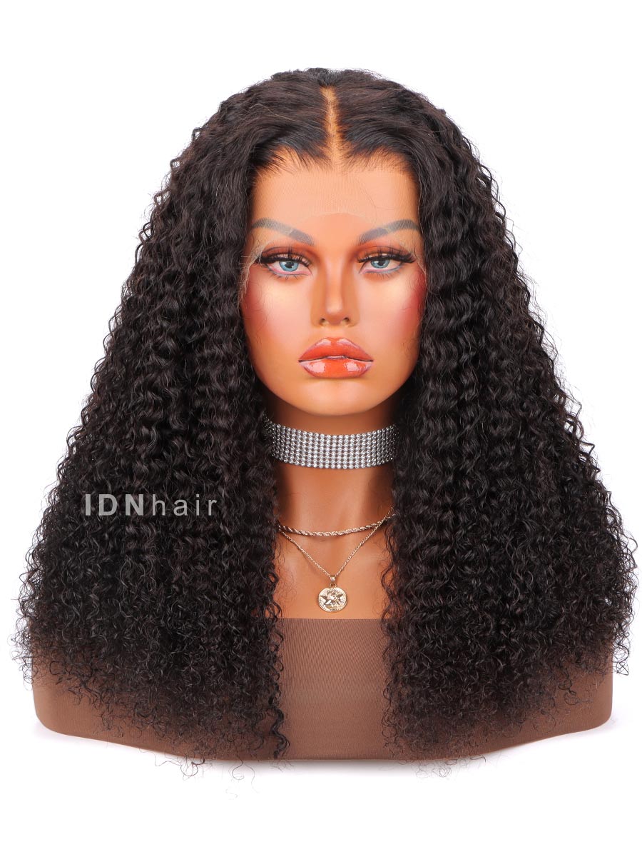 Jenny Glueless HD Lace Frontal Wig Curly Wave Human Hair Wigs