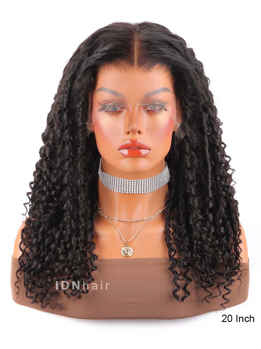 Delia 2-in-1 Twisted Curly 22in-30in Long Inches Glueless HD Lace Wig