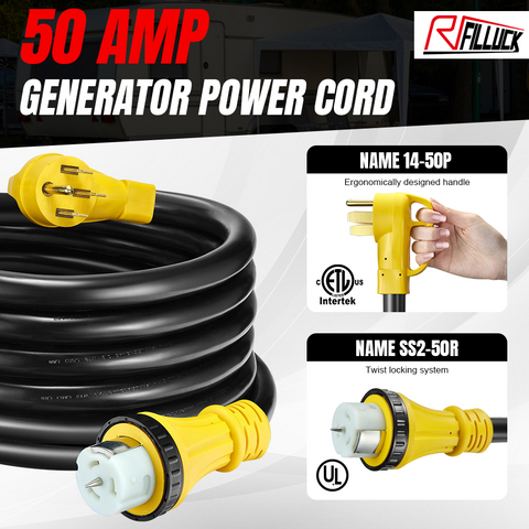 RV Generator Extension Cord