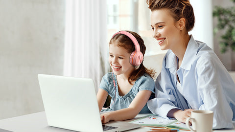 Kids Headphones Bulk Wired Classroom Play and Study