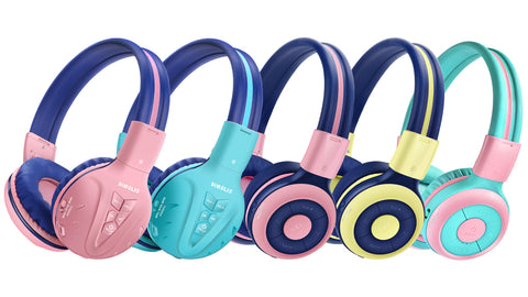 SIMOLIO Wireless Bluetooth Headphones for K12