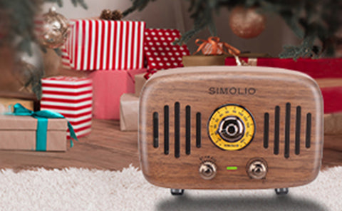 SIMOLIO JH-762S Vintage Radio Retro Bluetooth Speakers as a Christmas Gift