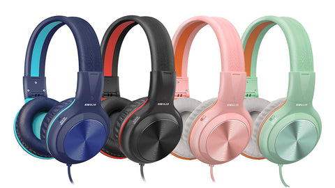 SIMOLIO Wired headphones for teens and kids