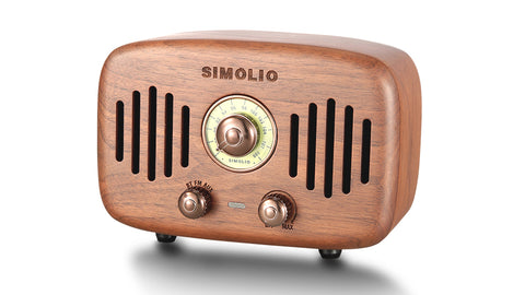 SIMOLIO Vintage Radio Retro Bluetooth Speakers