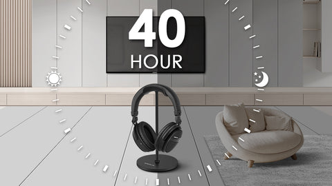 SIMOLIO Wireless Headphones for TV Watching Long battery life JH-726B