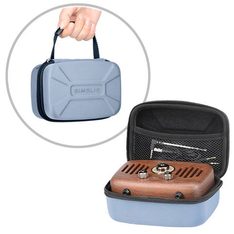 Simolio portable radio bluetooth speakers are easy to carry