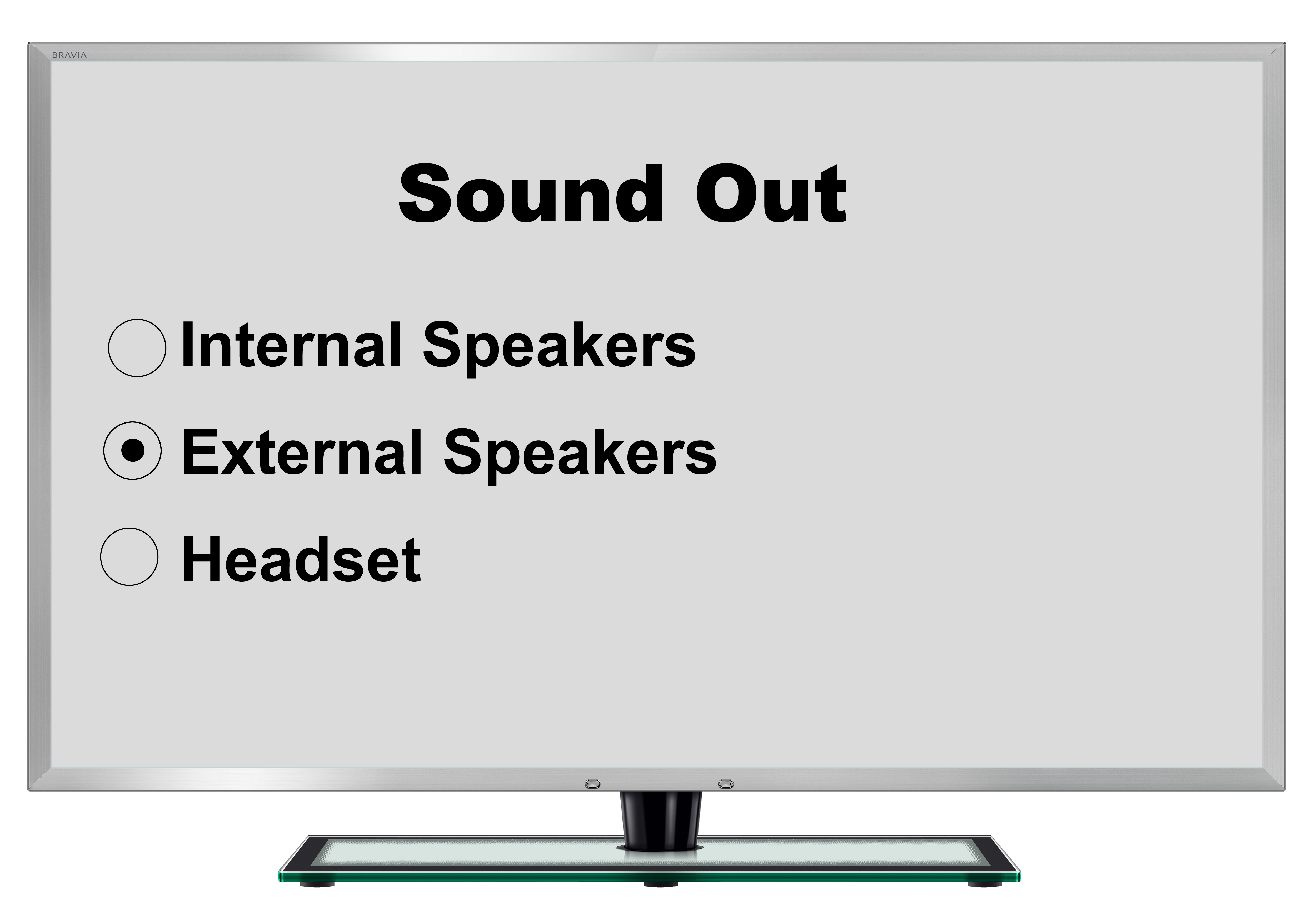 How to mute TV internal speakers when using simolio wireless TV headphones