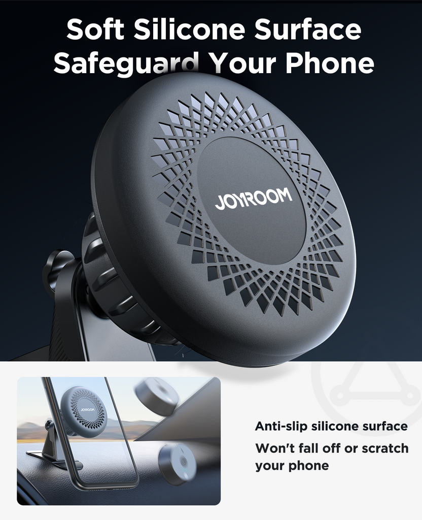 JR-ZS356 Magnetic Car Phone Mount(Air Vent/Dashboard) -Black – JOYROOM