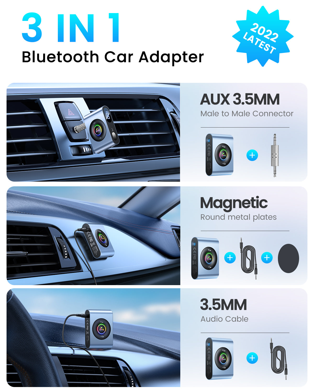  Bluetooth Car Adapter