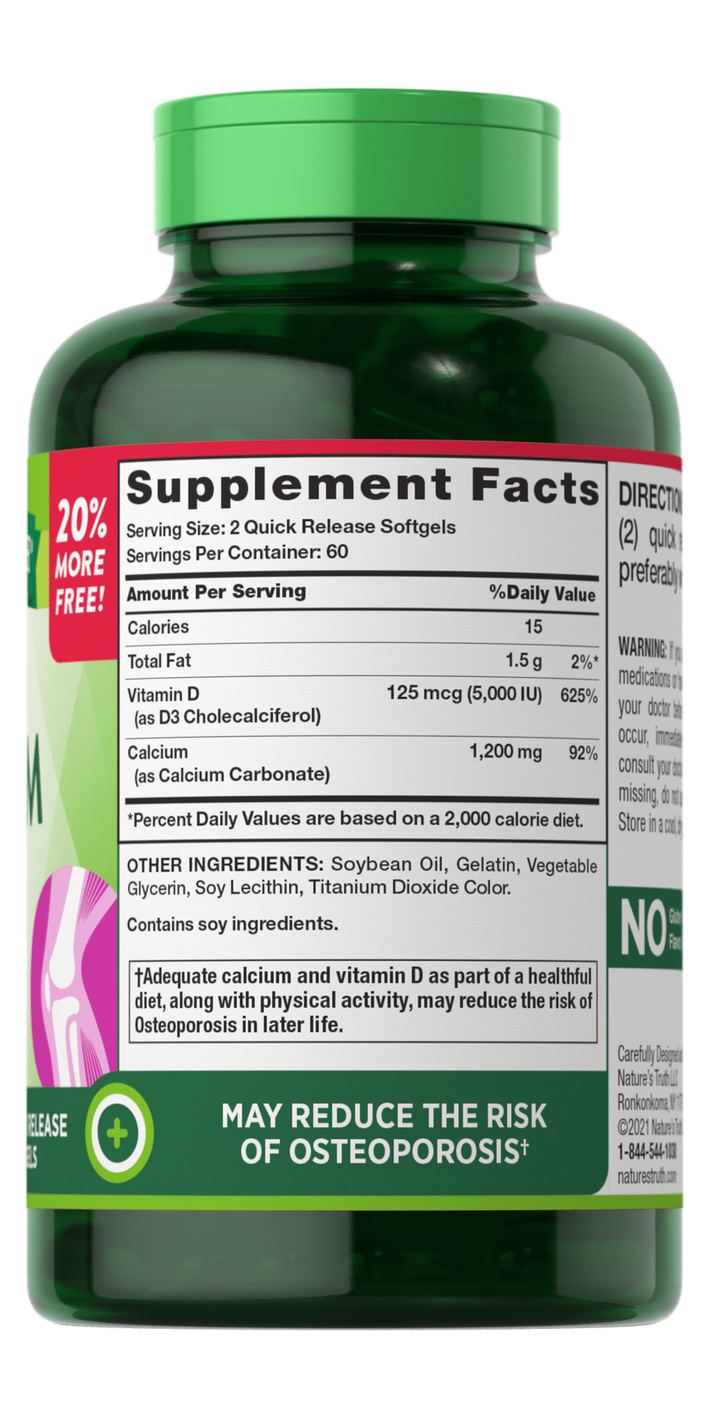 Calcium 1200 mg with Vitamin D3 5000 IU