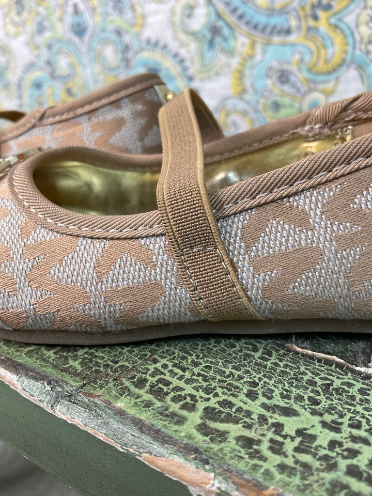 Michael Kors Girls Ballet Flats, Size 7