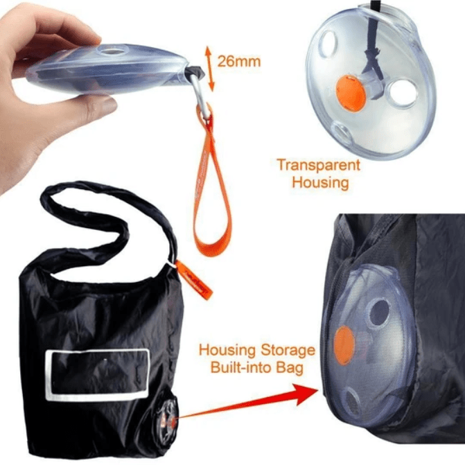 DiscBag - Portable Disc Folding Reusable Shopping Bag