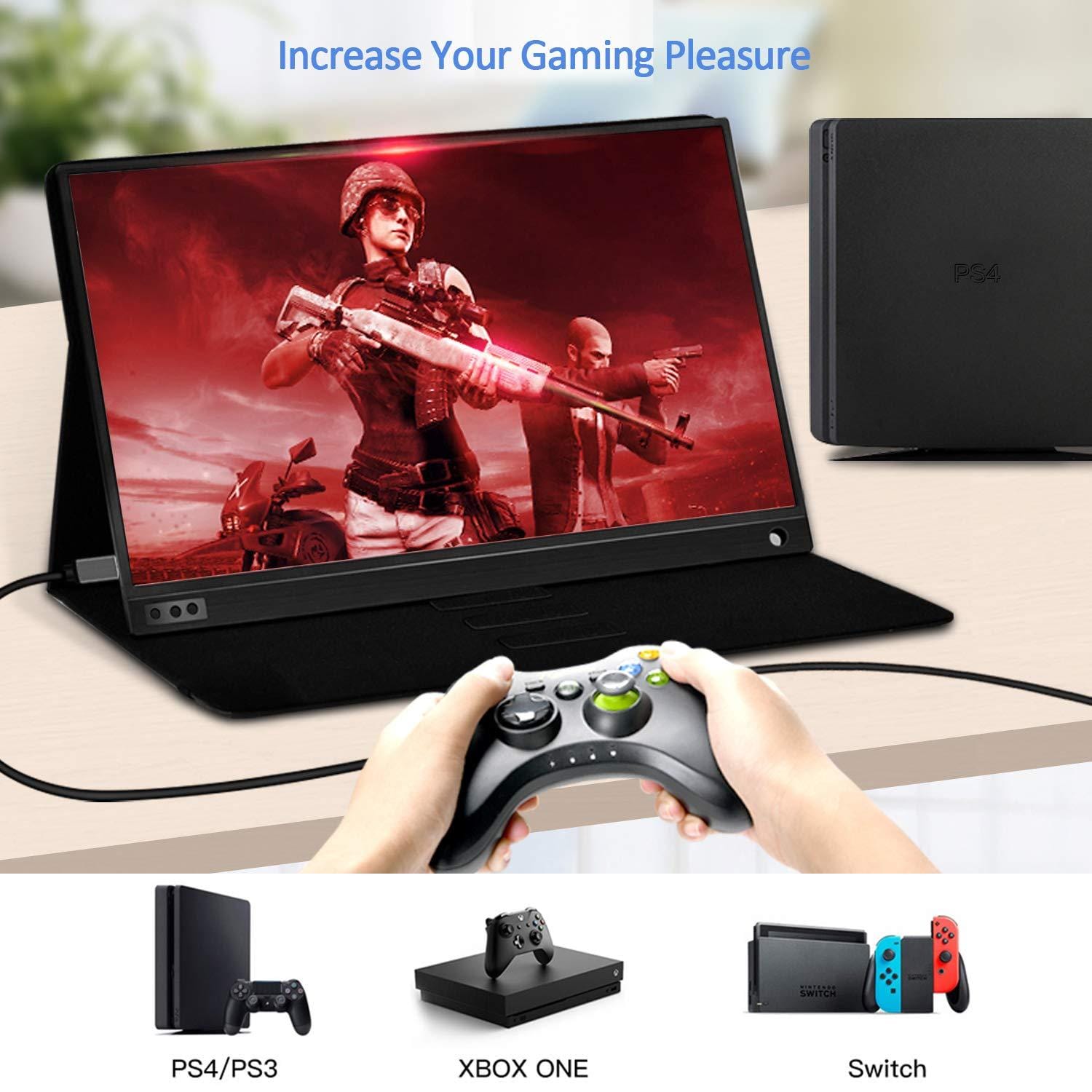 Ultra Thin Portable Work and Gaming Monitor (15.6