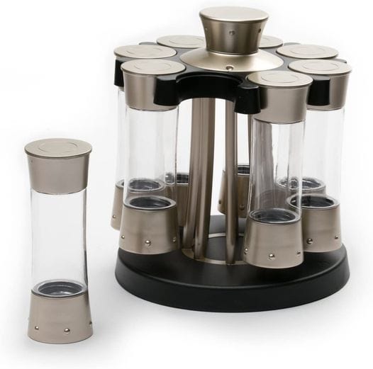 Auto-Measure Spice Carousel Jars