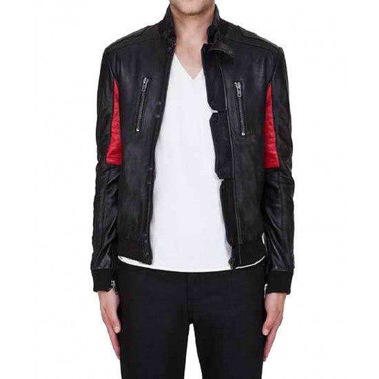 Surface to Air Kid Cudi Champ Black Leather Jacket