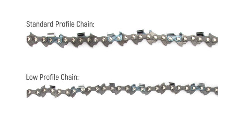 what is a low profile chainsaw chain