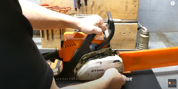 How to Change the Chain and Bar on a Stihl MS170 Chainsaw