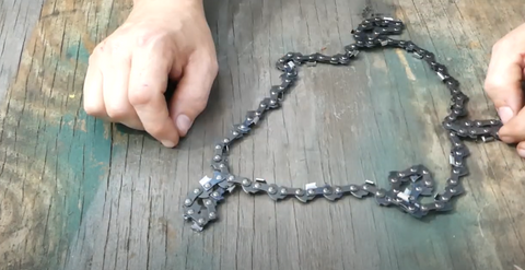 how to untangle your chainsaw chain