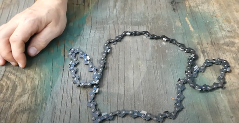 how to untangle your chainsaw chain