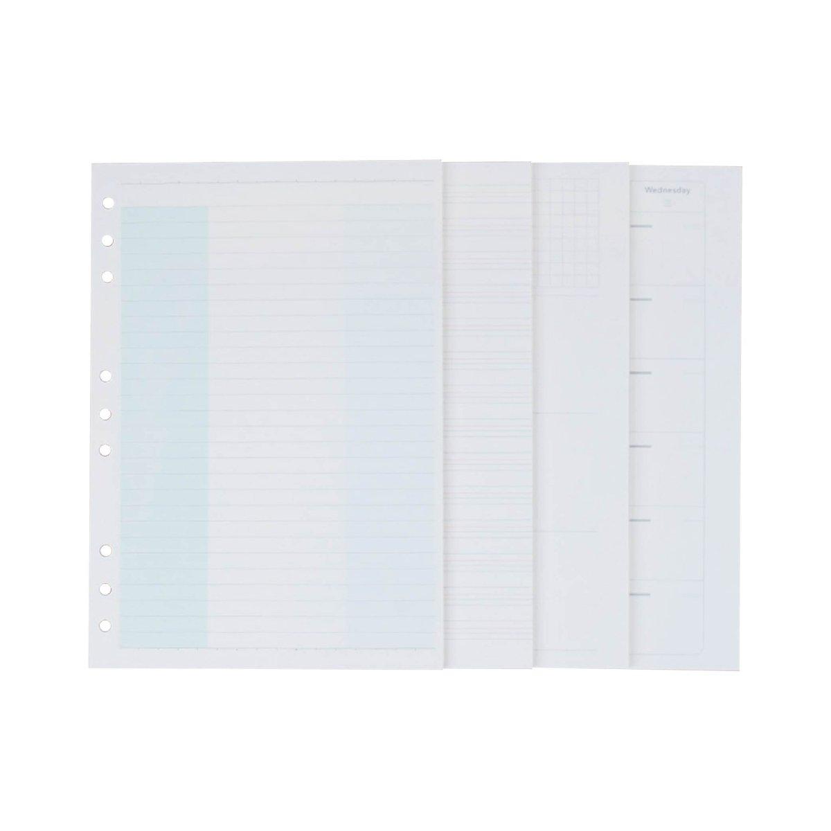 Loose-leaf paper 9-hole notebook inner page paper replacement core B5 45 sheets NP-H7TIW-512