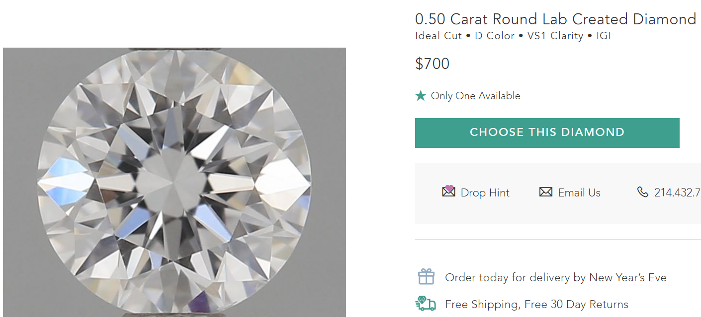 Resale value of lab created diamonds clearance