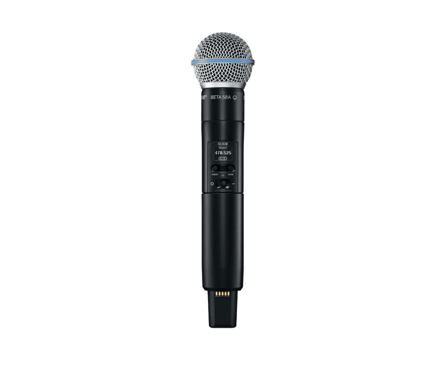 B-Stock: Shure SLXD2/B58-H55 Handheld Wireless Microphone Transmitter with Beta 58A Interchangeable Capsule - H55 (514-558 MHz)