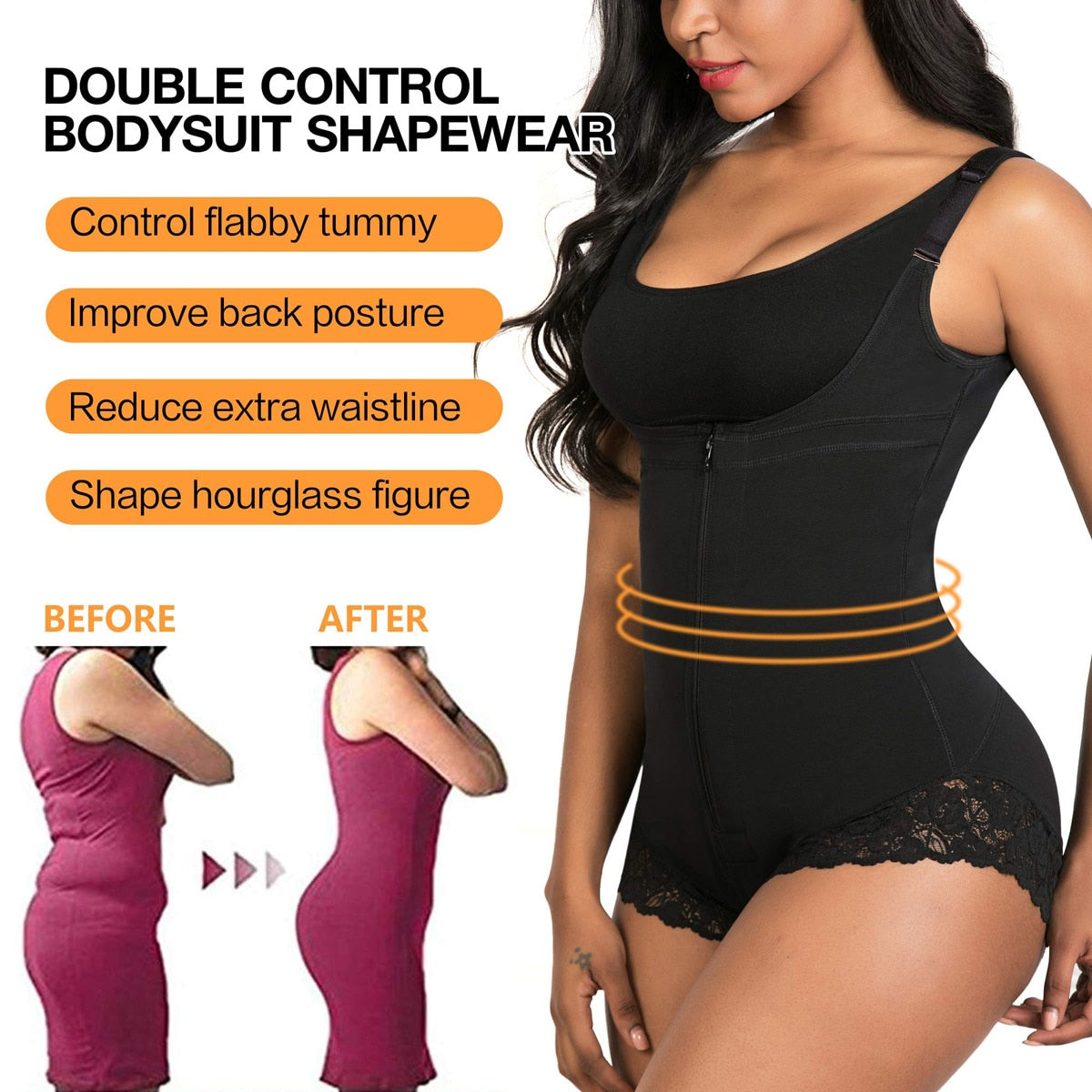 Colombian Abdomen Woman Reducing Girdles Waist Trainer Flat Stomach for Slim Tummy Control Body Shaper Fajas Women Shapewear