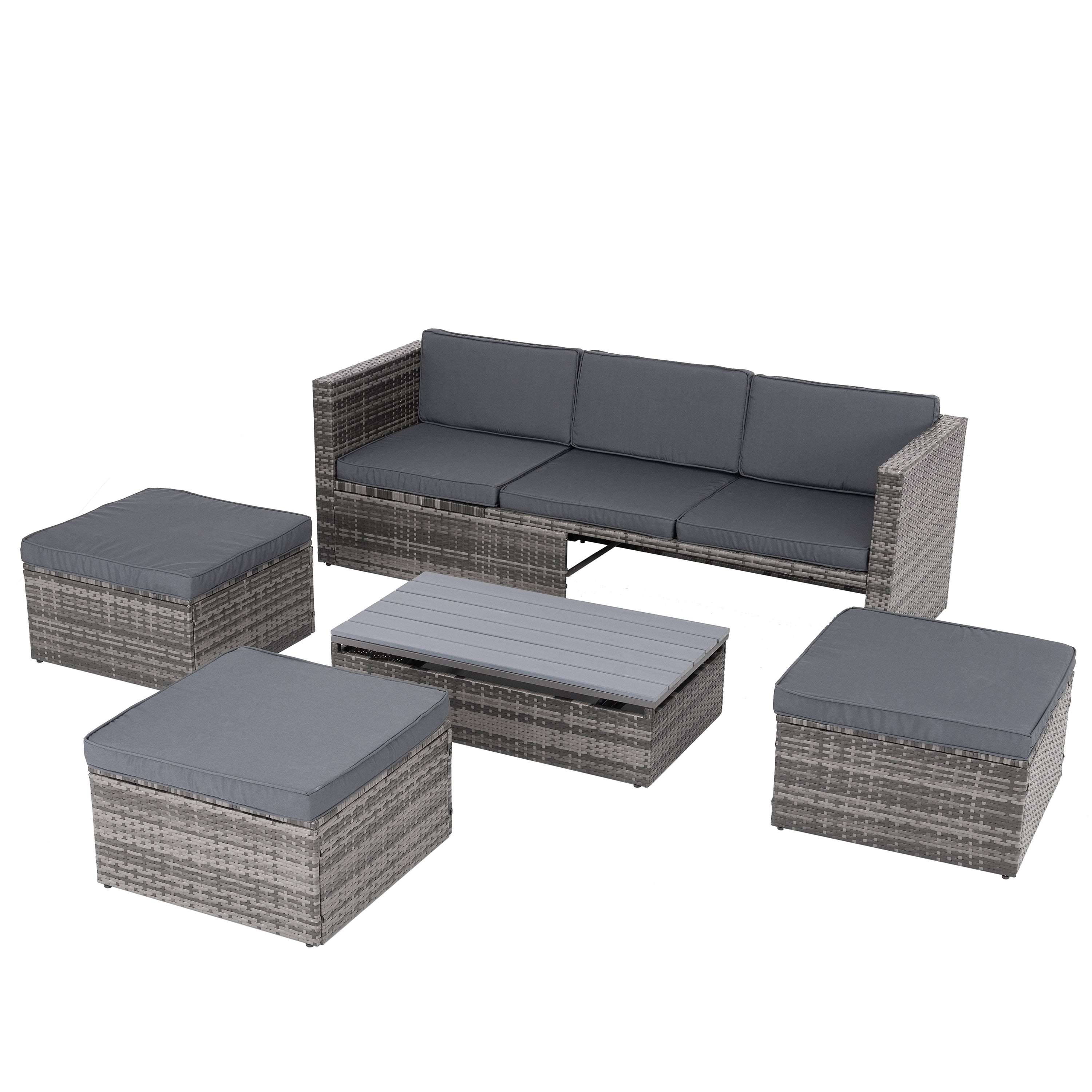 5 Piece Outdoor Patio Furniture Set