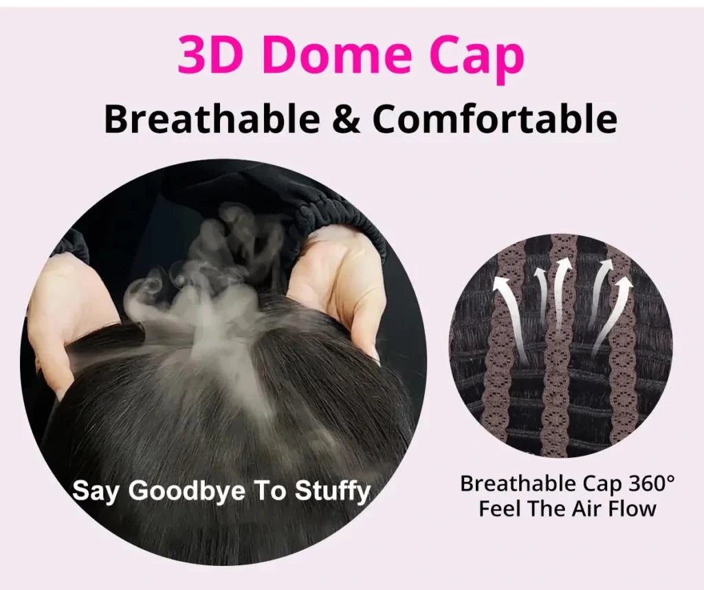 Belleza transpirable Explorando la comodidad y el aire de la tecnología Cap-Air en pelucas sin pegamento