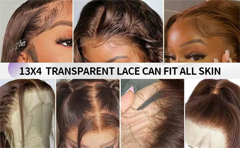 Brennas Hair Long Straight Chestnut Brown Lace Front Wig