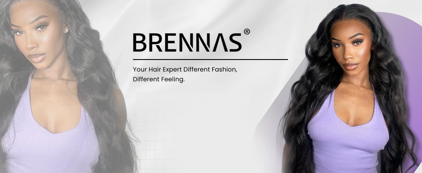 Brennas Hair 4C Edges Hair Wig -100% Human Hair - Natural Looking