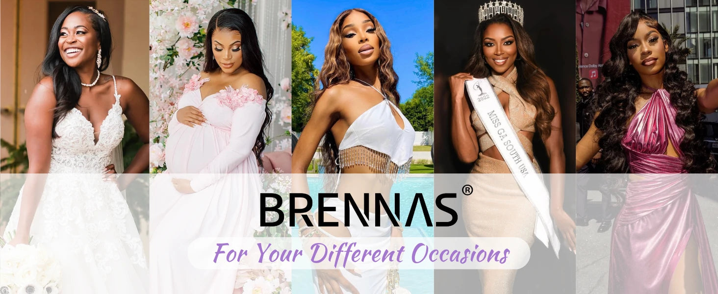 Brennas Hair 4C Edges Hair Wig For Your Different Occasions