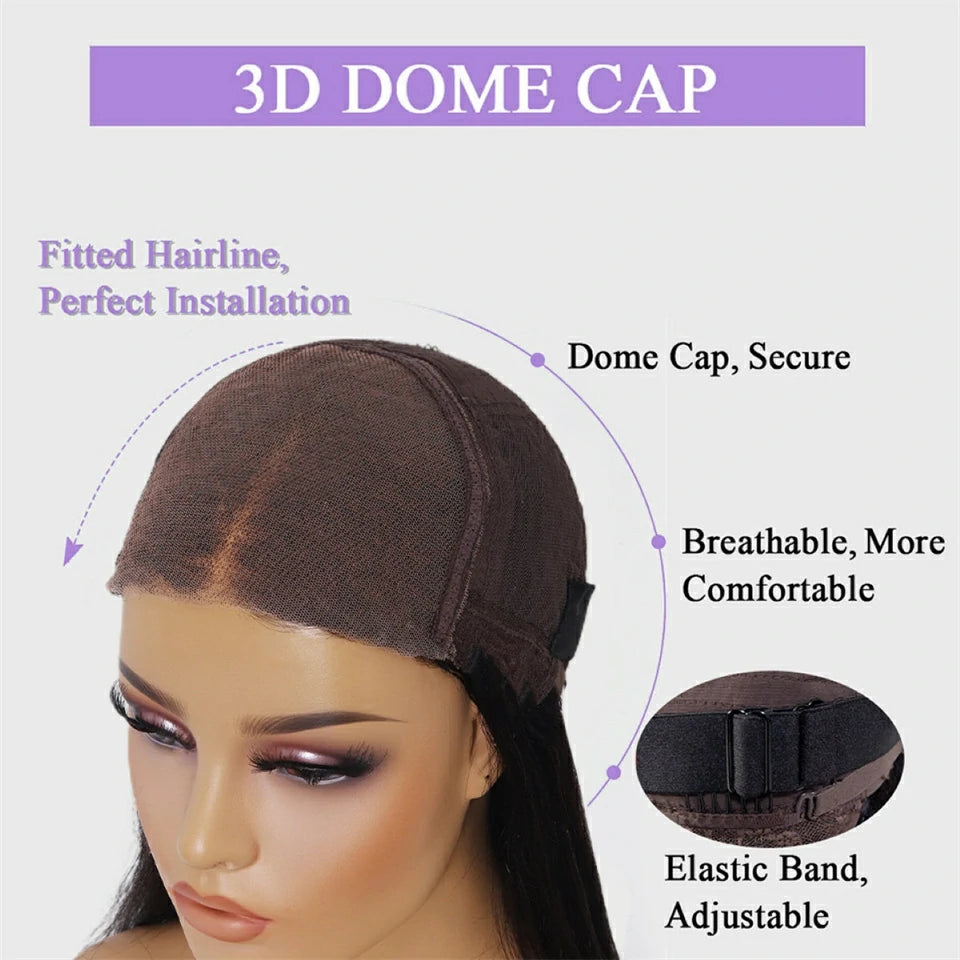 Brennas Hair Pre Cut Hair Wig- 3D DOME CAP