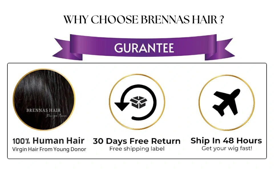 Brennas Short Bob Water Wave 4x4 Lace Closure Wig Wet And Wavy Human Hair Wig