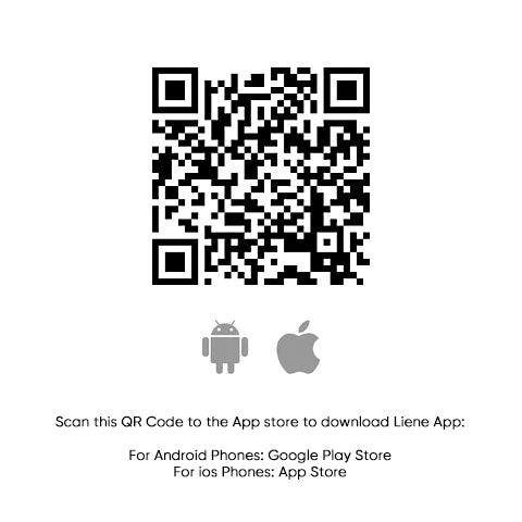 scan the qr code to download Liene APP