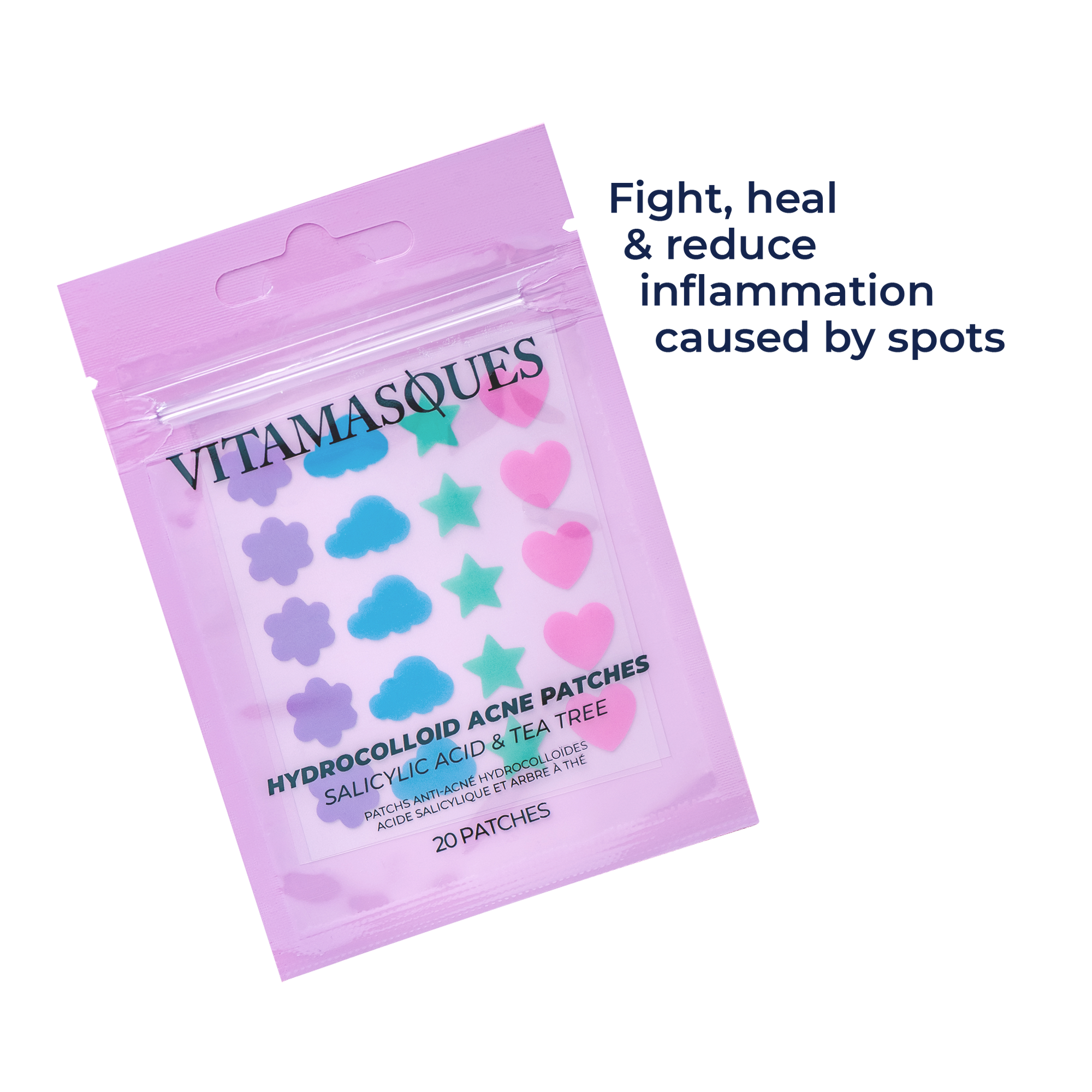 Vitamasques Hydrocolloid Acne Patches Salicylic & Tea Tree