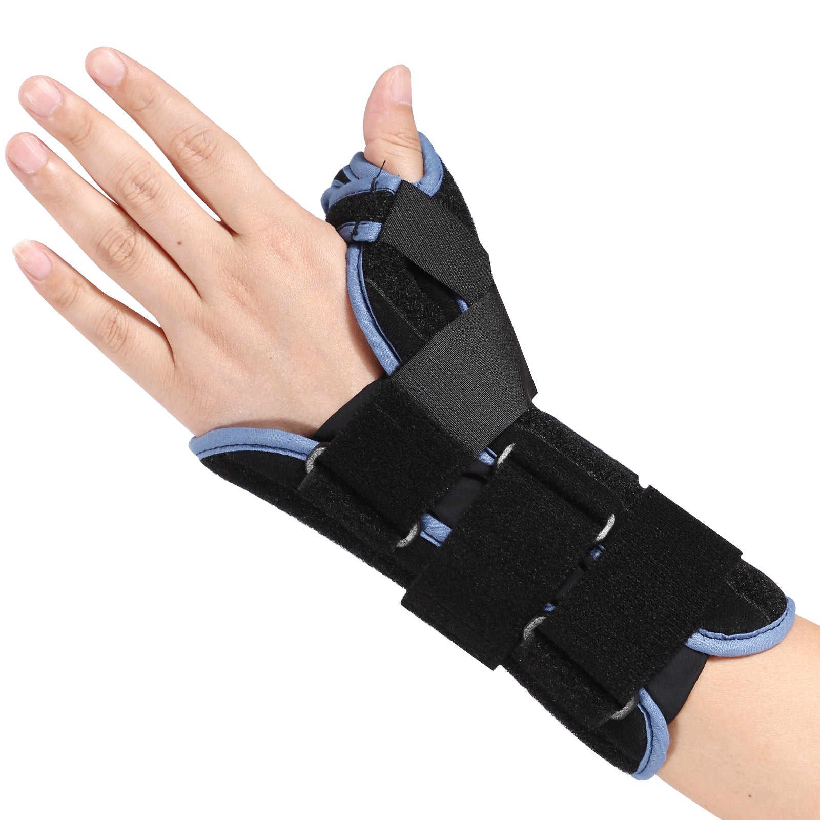VP0902C VELPEAU Thumb Wrist Brace with Spica Splint Drawstring