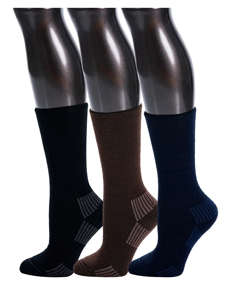 Be Shapy Diabetic Mid Calf Socks - 3 Pack