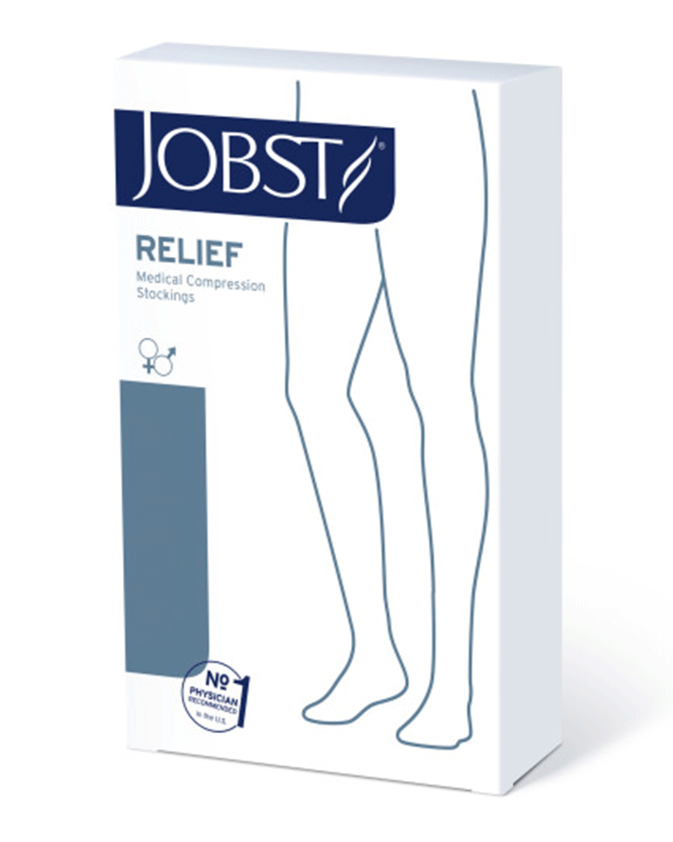 Jobst Relief 30-40 mmHg Single Leg OPEN TOE Chap