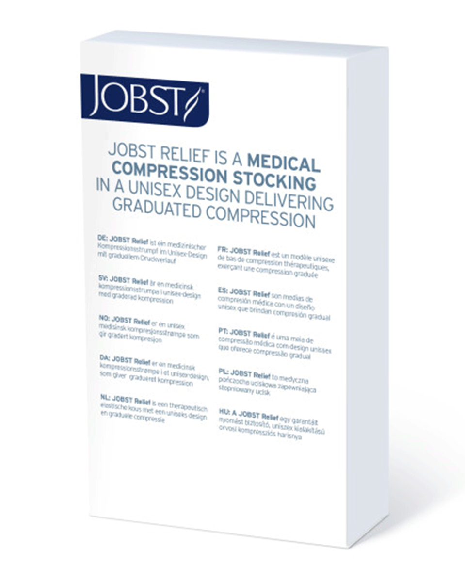 Jobst Relief 30-40 mmHg Double Leg OPEN TOE Chap