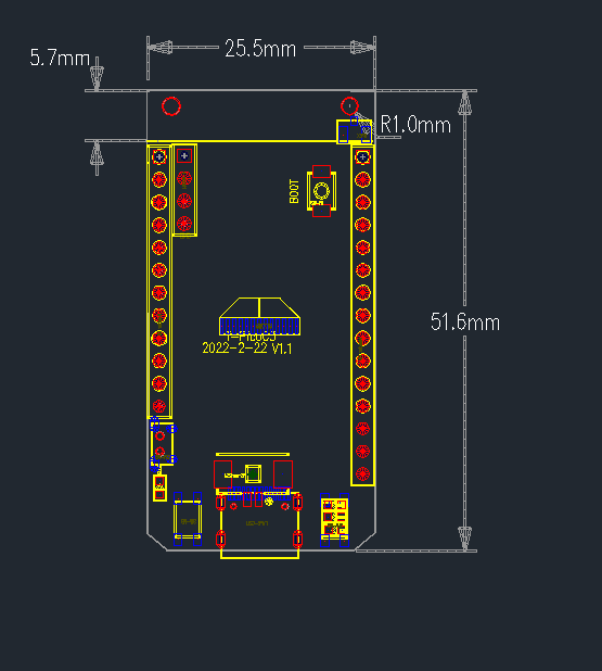 T-Pico C3 Pinbelegung und Abmessungen — LILYGO IoT-Entwicklungsboard
