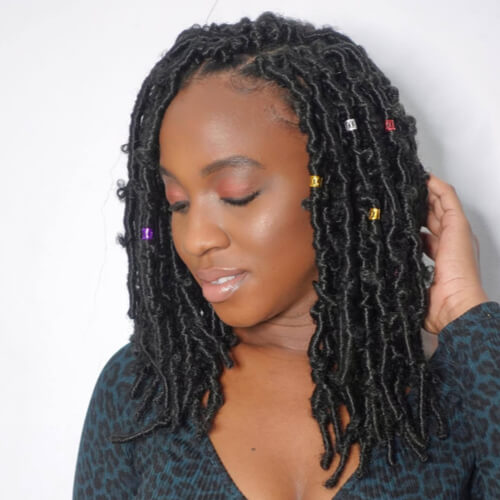 woman with locs