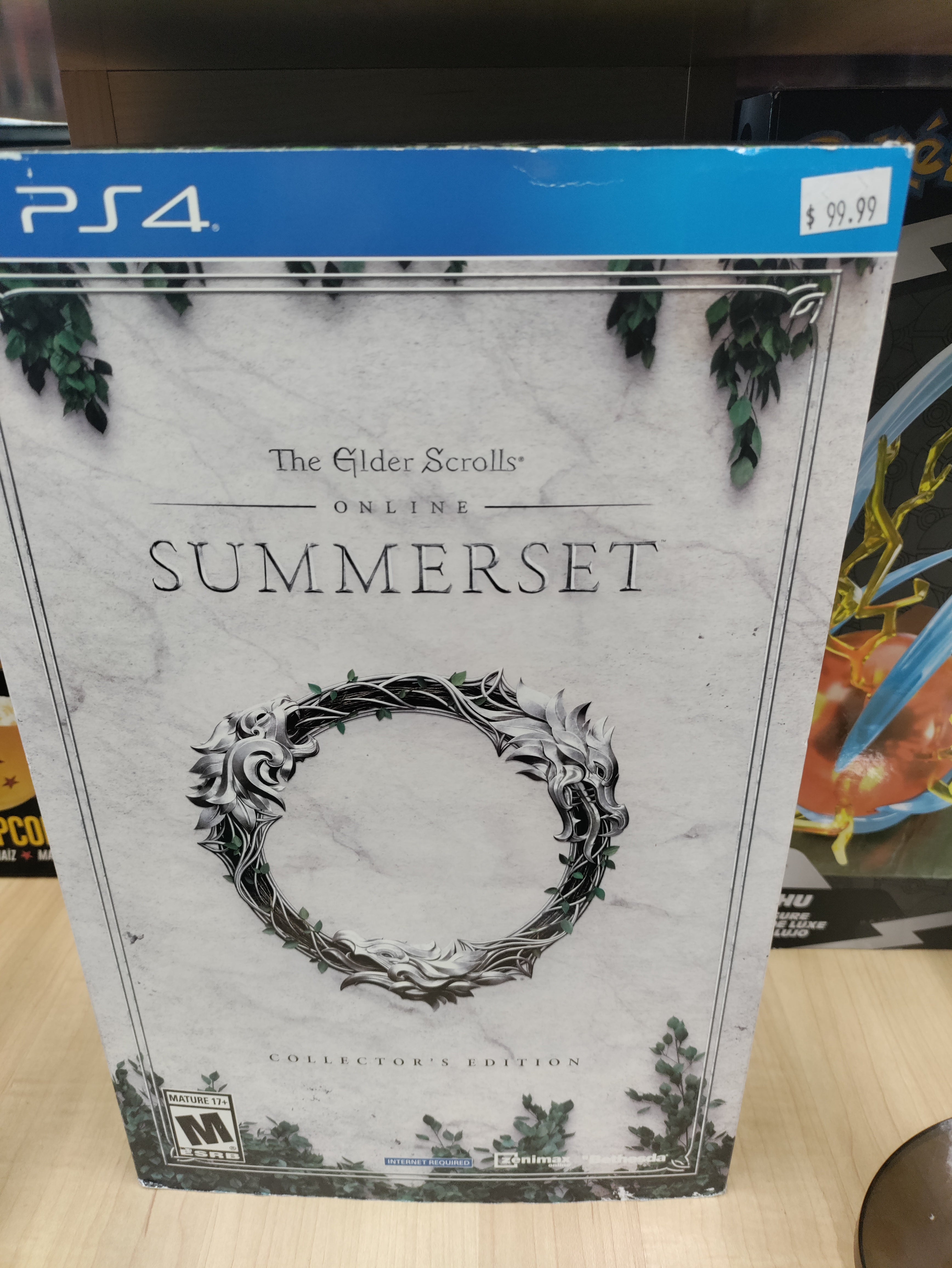 Playstation 4 Elder Scrolls Online Summerset Collectors Edition